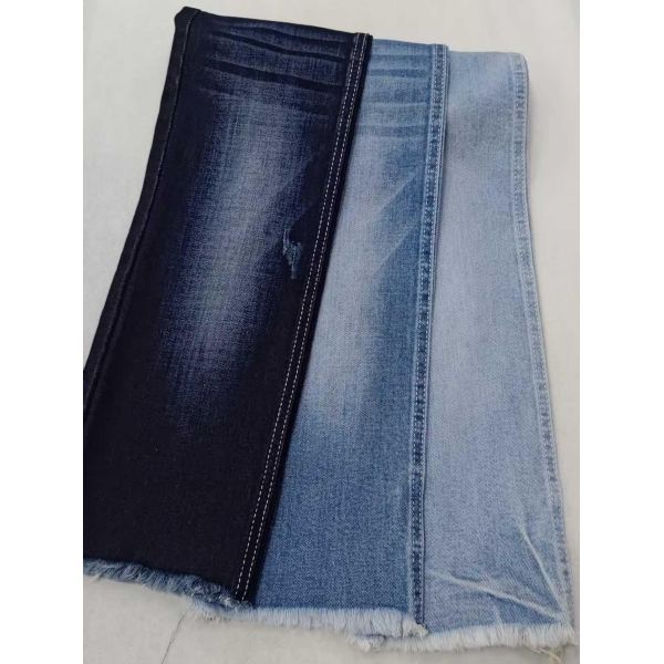 Low Elastic Siro 10.2 oz Dark indigo with full width 190cm /8+8*10/40+70 Denim fabric JSD3296 for men jeans