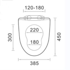 PP Material Toilet Seat Cover For Professional Design Bathroom Accessories