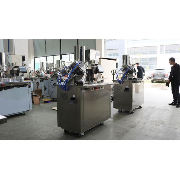 Pharmaceutical Small Semi Automatical Capsule Filler Machine , Capsule Filling Machine Size 2 Size 4