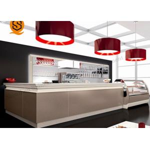 Cash Register Solid Surface Bar Counter With Pure Acrylic Material