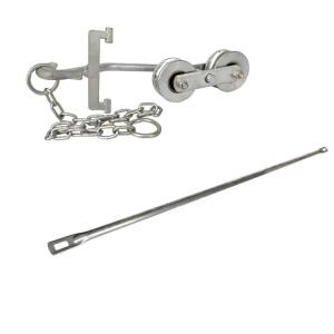 Galvanized Steel Banana Garruchas Trolley Hanger