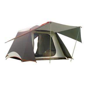 China Outdoor Automatic Quick Family Camping Tent Silver Coating Sunscreen 4-6 Person Tent on sale
