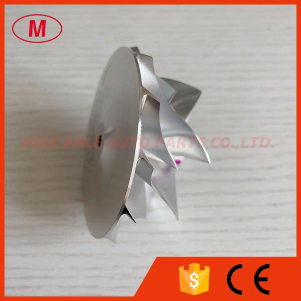 TD04H reverse 54.35/68.00mm 6+6 blades Turbocharger milling/aluminum 2618/billet compressor wheel
