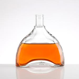 500ml Top Grade Clear Glass Bottle Whisky for Customized