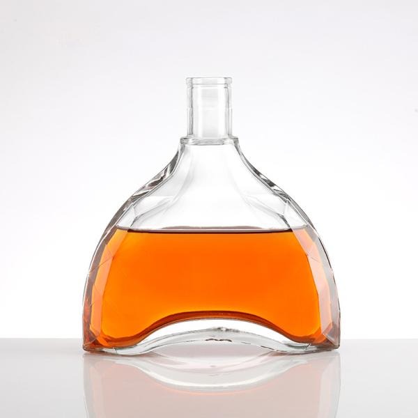 Buy 500ml Top Grade Clear Glass Bottle Whisky for Customized at wholesale prices