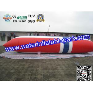 Customized Air Jumping Inflatable Water Blob Rental 12M X 2.5M