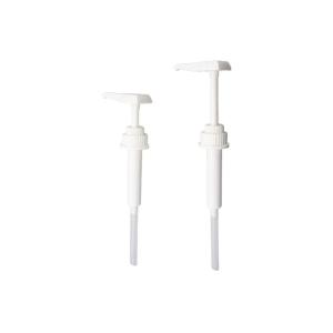 PP Plastic White Sauce Dispenser Pump 43mm Closure With 15ml 30ml Dosage