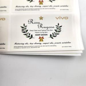 Manufacturer Daily Chemical Bottle Sticker Colorful Logo Adhesive Label for