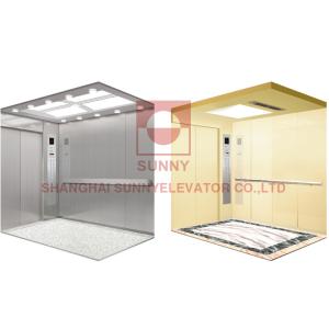 Stable Low Noise Hospital Bed Elevator Stainless Steel Material 1600kg