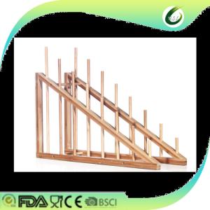 2016 new design bamboo dish drying rack
