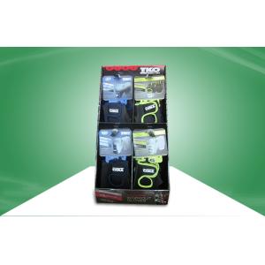 Black Custom Cardboard Countertop Displays Fulfillment With Gloves Before