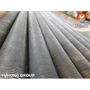 SA249 TP304 Stainless Steel Extruded Fin Tube For Rice Mill Heat Exchanger