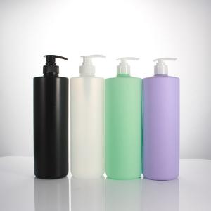 Matte 80mm 33.8oz 1000ml Plastic Shampoo Pump Bottles