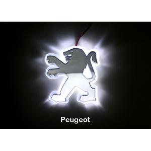 White LED Car Rear Logo Light for PEUGEOT