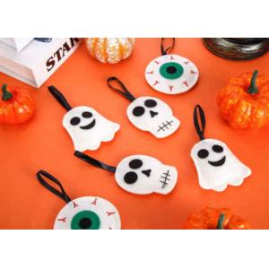 36 Pieces Skull Eye Hanging Felt Halloween Ornaments 2mm