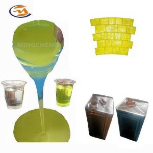 Quality 1A:1B Two-Part 60 Shore A RTV Polyurethane Liquid Rubber For Making Manufactured Stone Veneer Molds for sale