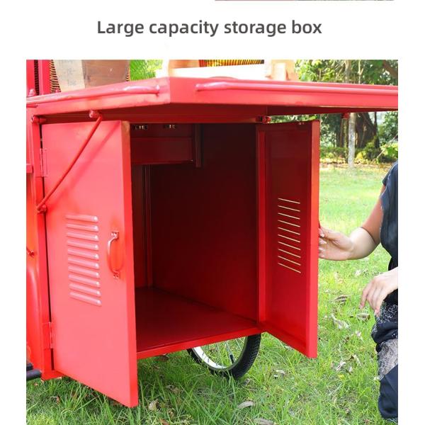 Multi-function Coffee Carts Food Trailer Mobile Food Cart Ice Cream Mini Food Truck