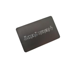 Metal Plate Etching Stainless Steel Business Cards With Matte Surface