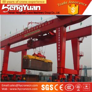 Quality Rubber Tyre Container Gantry Crane for lifting of scrap for sale