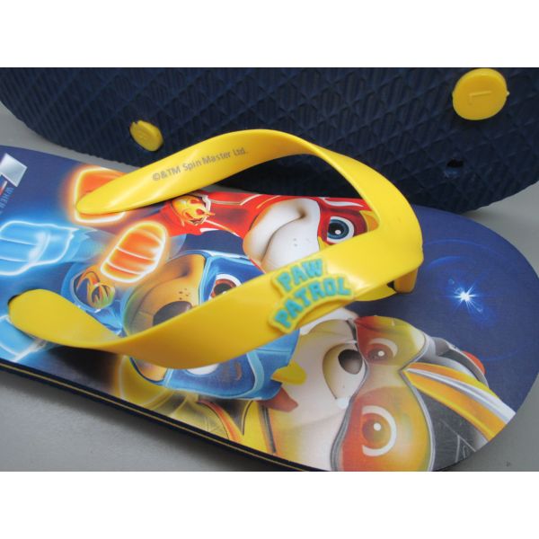 Anti Slip Kids Beach Flip Flops Slipper Paw Patrol Design Multiple Colors And Sizes