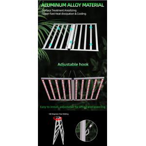 Two Channel 1200W Dimmable LED Grow Lights Foldable Max 4x6ft Coverage Area