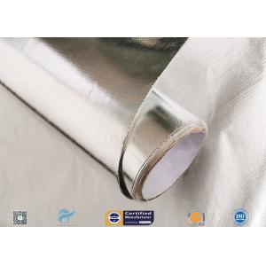 Heat Insulation 0.43mm Thick Aluminium Foil Coated Fiberglass Fabric