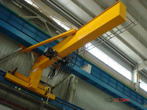 Festoon Systems Wall Travelling Jib Crane Long Life Jib Boom Crane Motorized