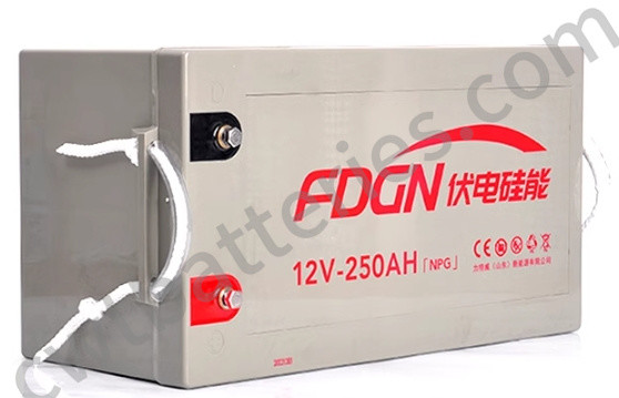 Buy ODM NPG Solar Batteries 12V 250Ah Maintenance Free Uninterruptible Power Supply at wholesale prices