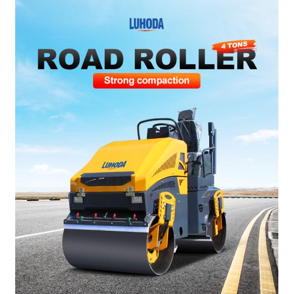 Asphalt Rollers Mini Compactor 3ton 4ton 6ton Double Drum Driving Road Roller