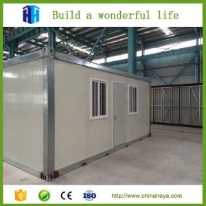ready made cheap self contained steel frame container camp house