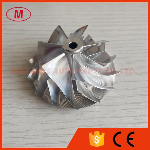 GT15-25 44.47/59.48mm 7+7blades 702549-0008 high performance turbo milling/aluminum 2618/billet compressor wheel for 724483-0003/17201-17050