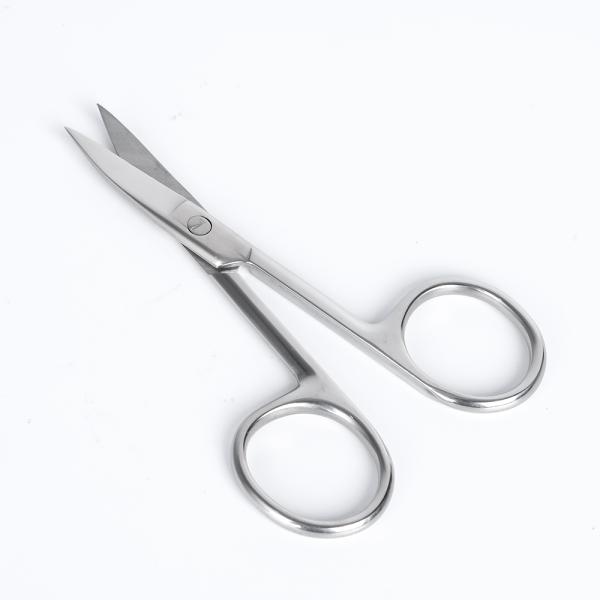 Private Label Silver Eyebrow Scissors Tattoo Accessories For Microblading