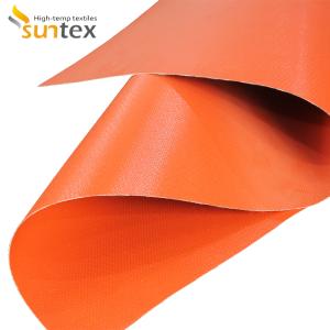 Silicone Coated Fiberglass Fabric Heat Resistant E-Glass 850g/m2