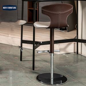 Commercial Furniture Stainless Steel Base Luxury Lift Bar Chair for KTV Home