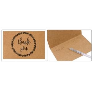Kraft Paper Card Blank Sleep Aid Items Scent Brown Wedding Favour Gift Greeting