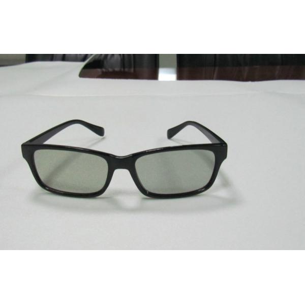 45 / 135 Degree Real Linear Polarized 3D Glasses In PC Plastic Frame For Party