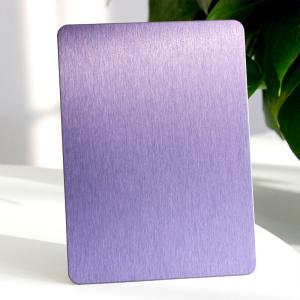 China JIS Brushed Stainless Steel Sheet 0.8mm Thick For Wall Decorative on sale