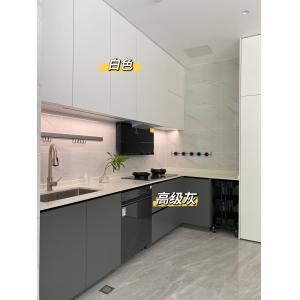 Modern Melamine Finish Kitchen Cabinet with Plywood Door