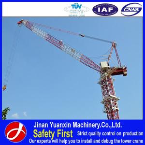 Quality 50m span Yuanxin luffing jib tower crane price for sale