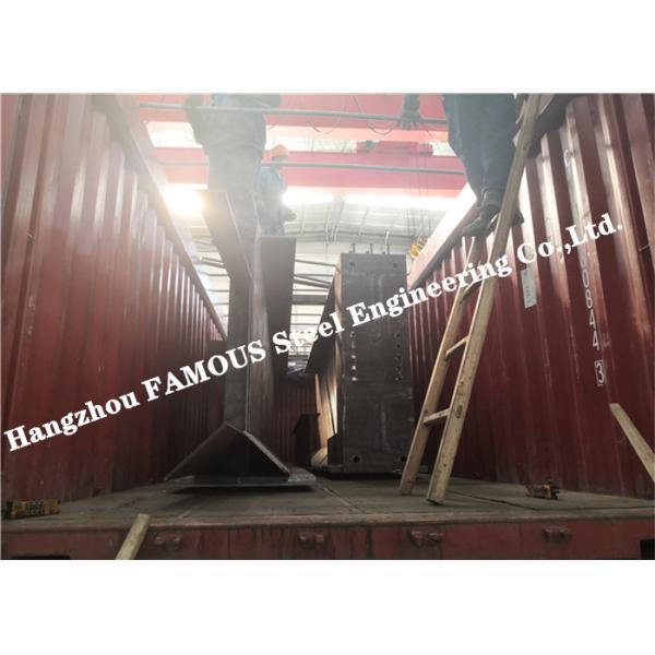 1500t ASTM A588 Corten Steel Structural Truss Bridge Fabrication Exported to