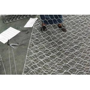 High Performance Hexagon Metal Mesh , Construction Barrier Fence Twill Weave