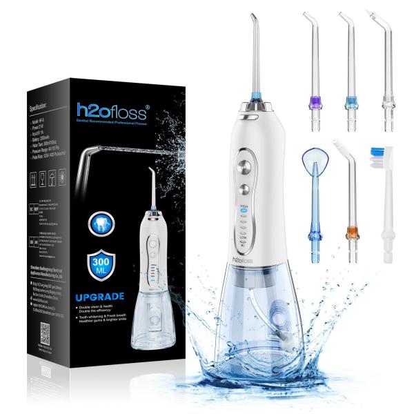 Buy Portable Cordless Water Dental Flosser with Removable Water Tank & Protective Case for Home & Travel Cleaning at wholesale prices