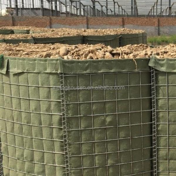 Defence Flood Barriers Manufactured by Retaining Wall Gabion Box Bastion