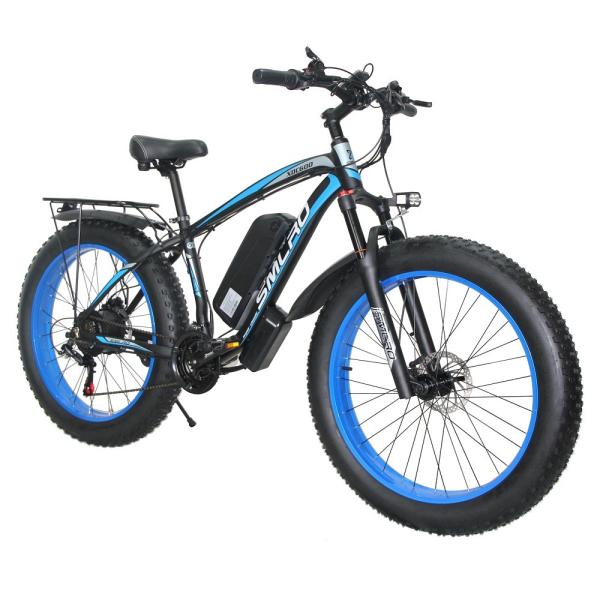 Buy Downtube 26 Inch Fat Tire Electric Bike Brushless Geared 30km/H at wholesale prices