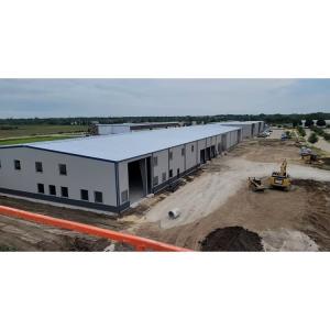 Light Industrial Office Building Custom Wide Span Steel Structure Prefabricated