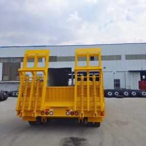 CIMC 20/40FT 3 Axle 30-60Tons With Ladder Side Fence Wall Full Cargo Trailer