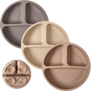 Heatproof Sturdy Silicone Dinnerware Set Suction Bowl With Spoon