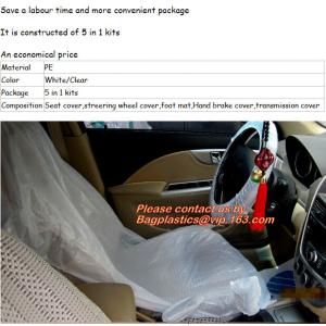 universal customized auto repair disposable plastic car steering wheel seat