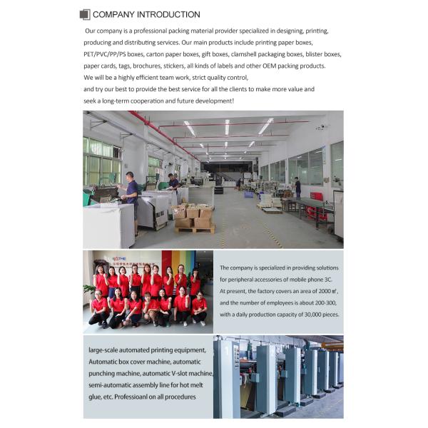 Biodegradable Mobile Case Packaging Box For Phone Cover