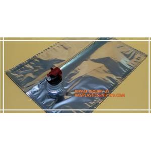 Aseptic foiled packaging bag in box for wine/juice/carbonated beverage,3L